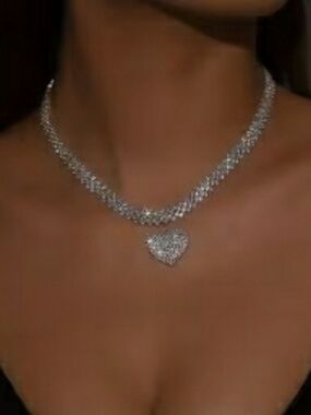 Bling Heart Necklace